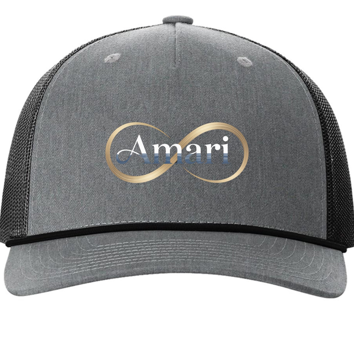 Heather Grey/ Black - FRONT