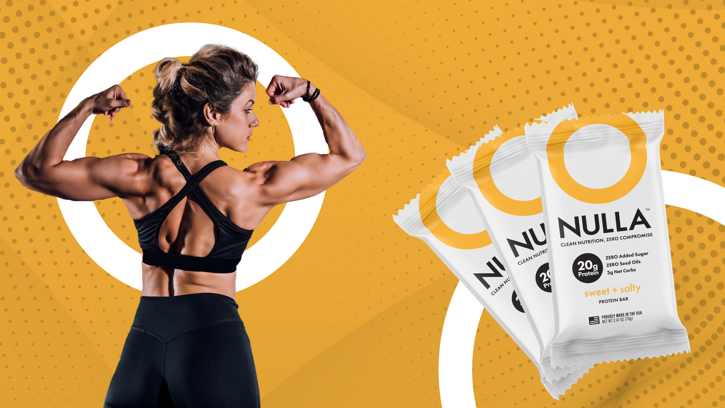 CleanForm Nutrition Nulla Protein Bar - Sweet & Salty - Box of 12